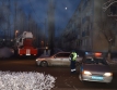 Александр Калинников благодарит пожарных за хорошую работу